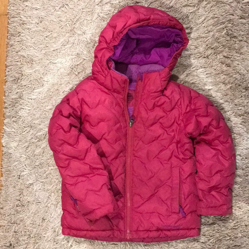 L.L.Bean Kids Down Jacket, hot pink